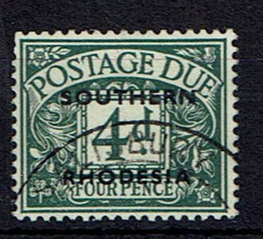 Image of Southern Rhodesia/Zimbabwe SG D6 FU British Commonwealth Stamp